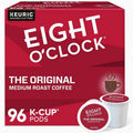 Eight O'Clock Coffee The Original Medium Roast Recyclable K-Cup Pods, 96 Count