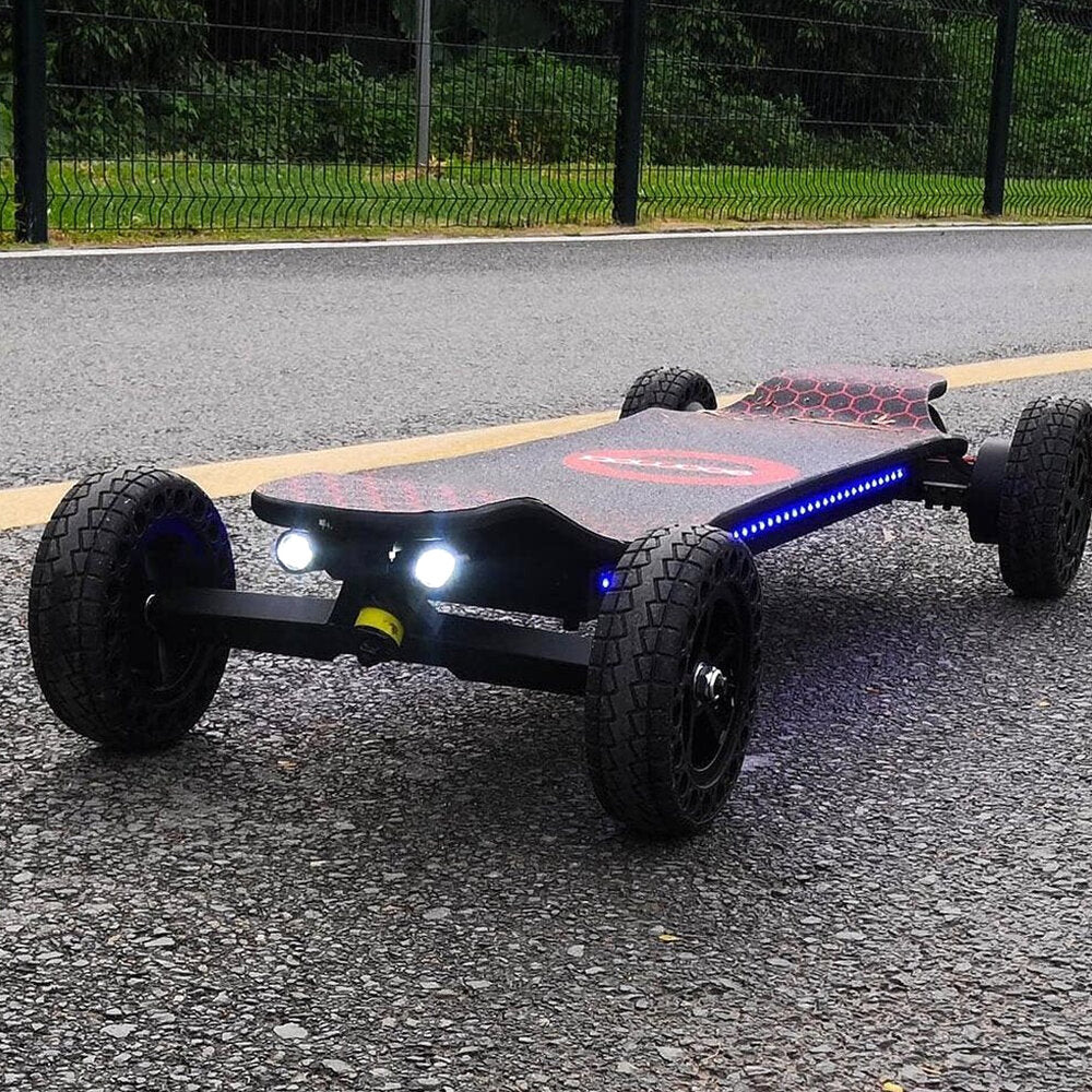 Electric Skateboard 4000 Watts, 12S3P, 35 Mph, 22 Mile Range, 6 Inch Wheels