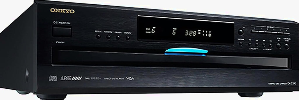 Onkyo 6-Disc CD Changer, Black - DX-C390