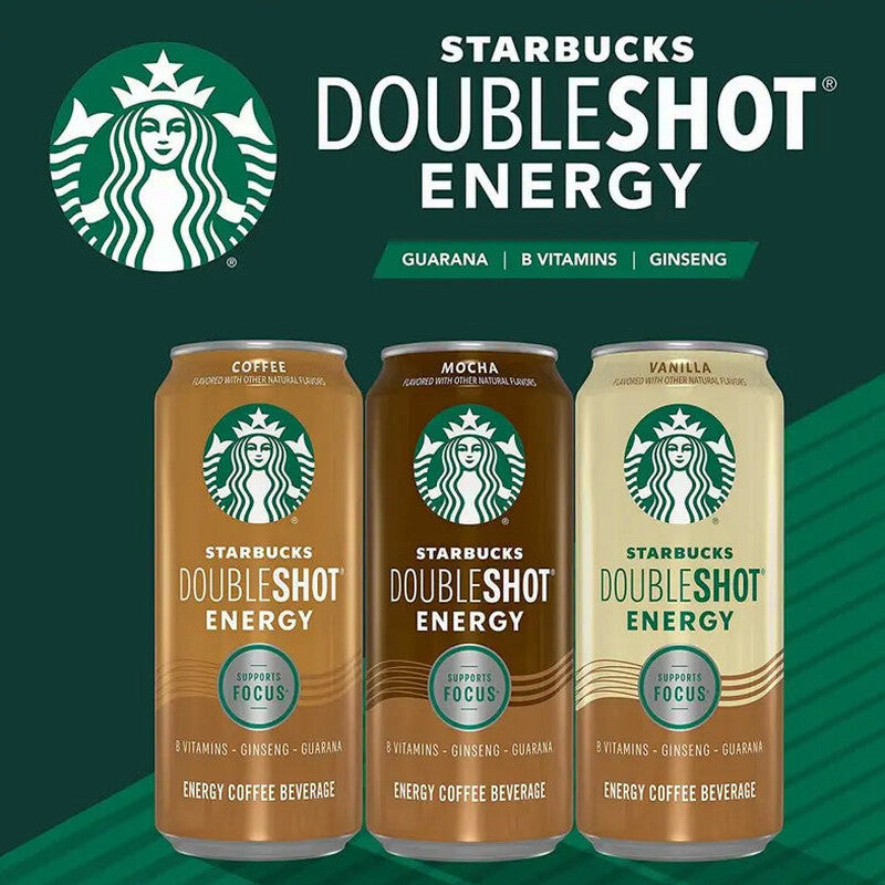 Starbucks Doubleshot Vanilla Espresso Energy Drink 15 oz, 12-Pack Cans