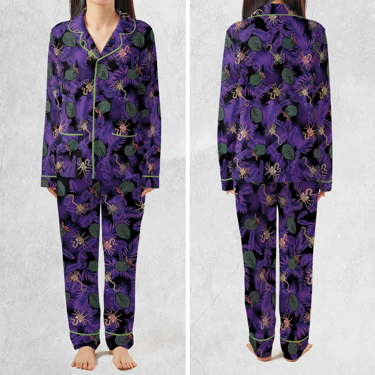 Alien Facehugger Ovomorph Pajamas Set