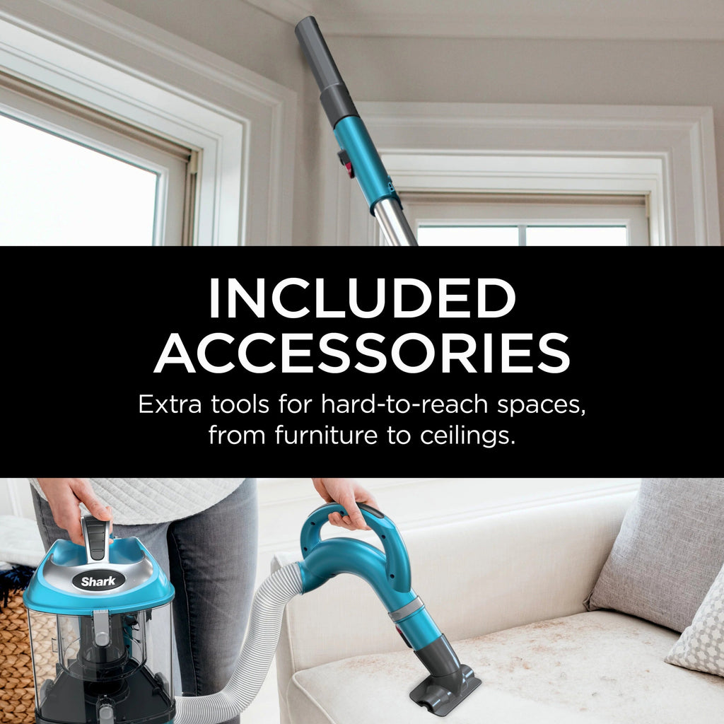 Shark Navigator Lift-Away Upright Vacuum, Bagless, Blue - NV380