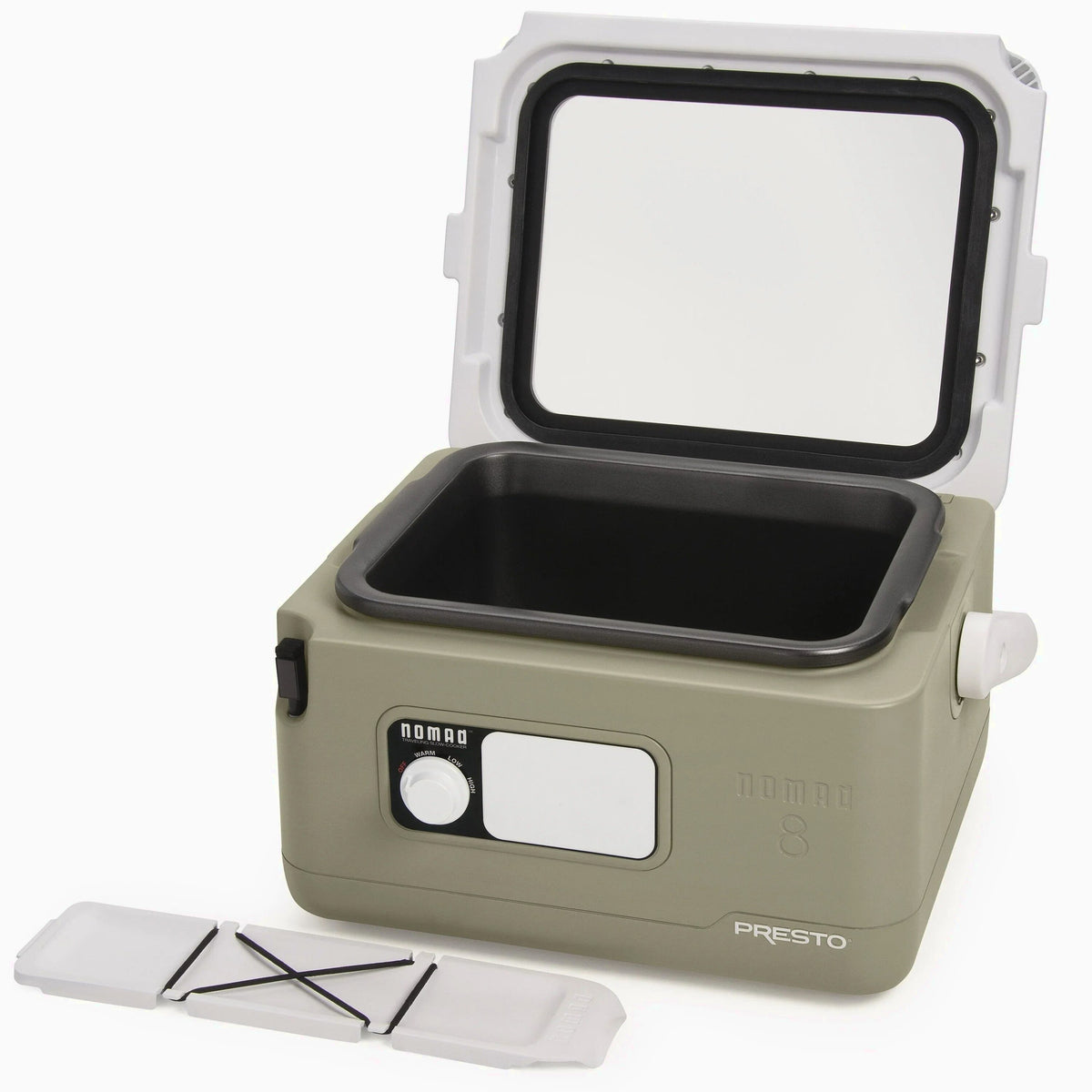 Presto Traveling Slow Cooker, 8-Quart, Tan - Nomad
