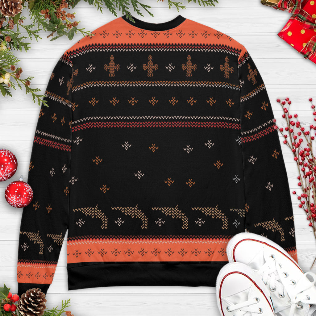 Rudolph Shiny Ugly Christmas Sweatshirt