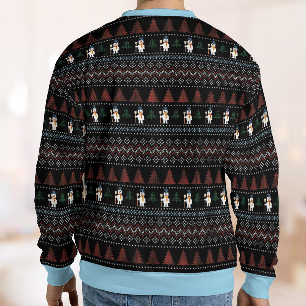 Fastest Belly Whopper Ugly Christmas Sweatshirt