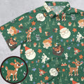 Rudolph The Red Nosed Reindeer Characters Button Down Shirt