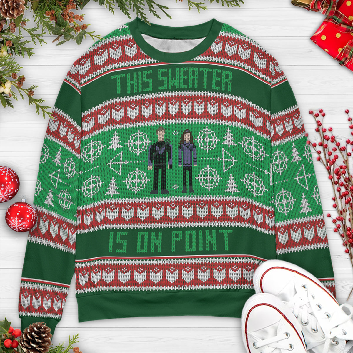 On Point Ugly Christmas Sweatshirt