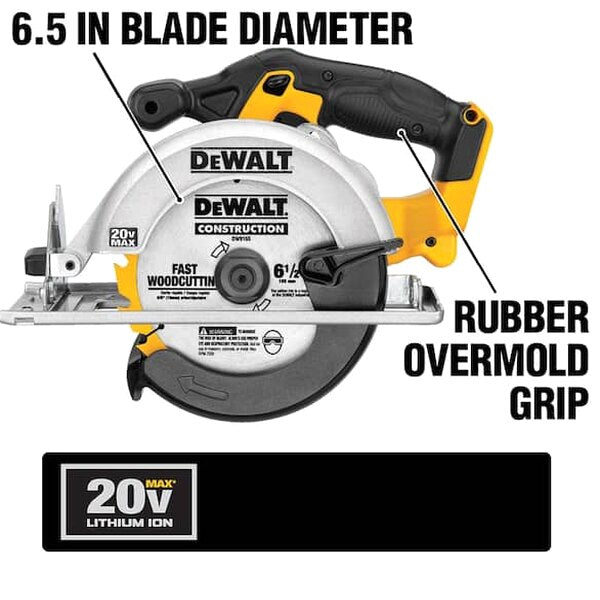 DEWALT 20V MAX Cordless 10 Tool Combo Kit With (2) 20V 2.0Ah Batteries, Charger And Bag - DCK1020D2