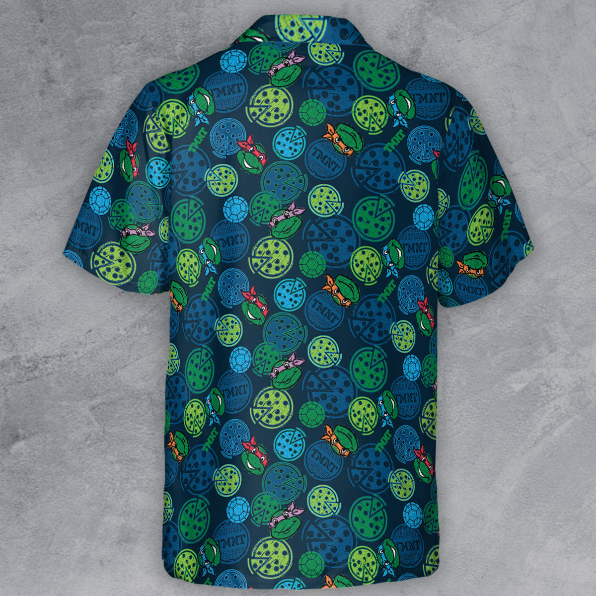 Teenage Mutant Ninja Turtles Pizza Button Down Shirt