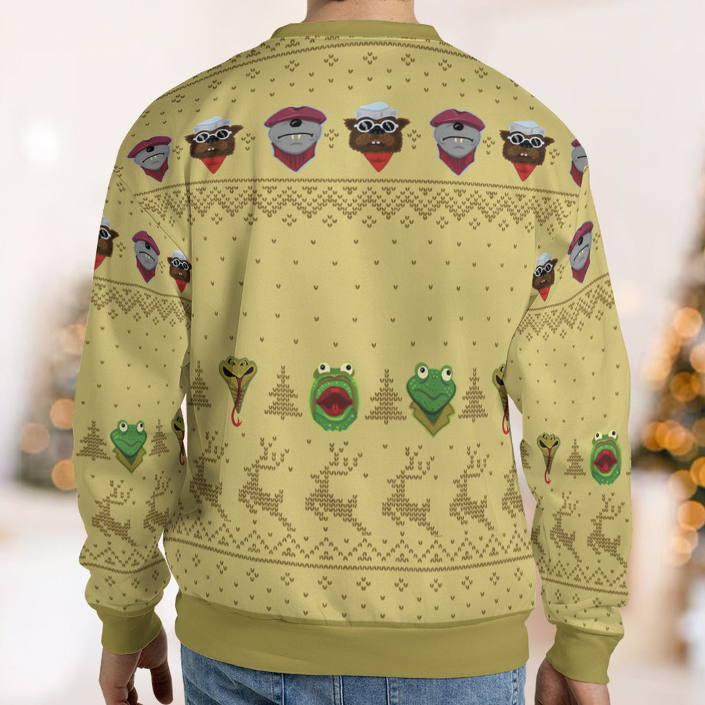 Look At The Birds Up In The Trees Ugly Christmas Sweatshirt