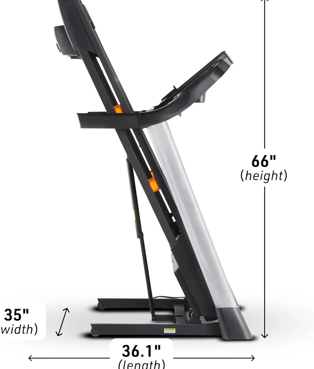 Nordictrack T Series Treadmill, Black, 73.5 in D x 36 in W x 54 in H, 55 in x 20 in Deck
