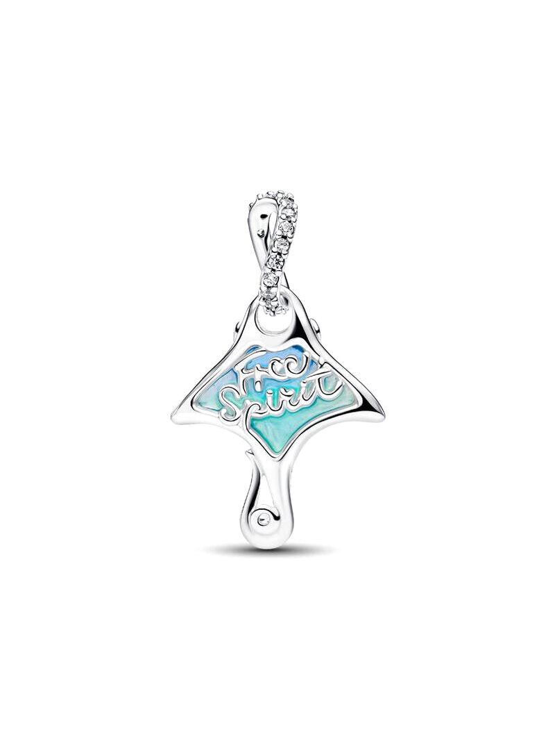 Sterling Silver Manta Ray Dangle Charm