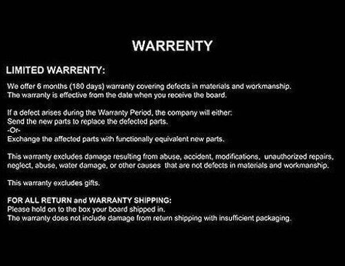 Electric Skateboard 4000 Watts, 12S3P, 35 Mph, 22 Mile Range, 6 Inch Wheels