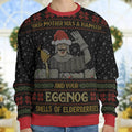 Your Eggnog Smells of Elderberries Monty Python Ugly Christmas Sweatshirt