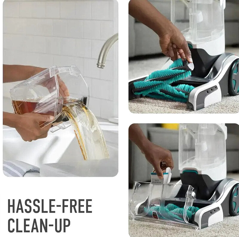 Hoover SmartWash+ Automatic Carpet Cleaner, Turquoise - FH52000