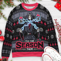 Tis the season, then Palpatine Darth Sidious Star Wars Ugly Christmas Sweatshirt