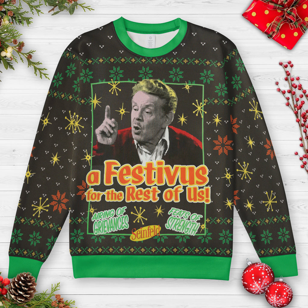 Festivus For The Rest Of Us Ugly Christmas Sweatshirt