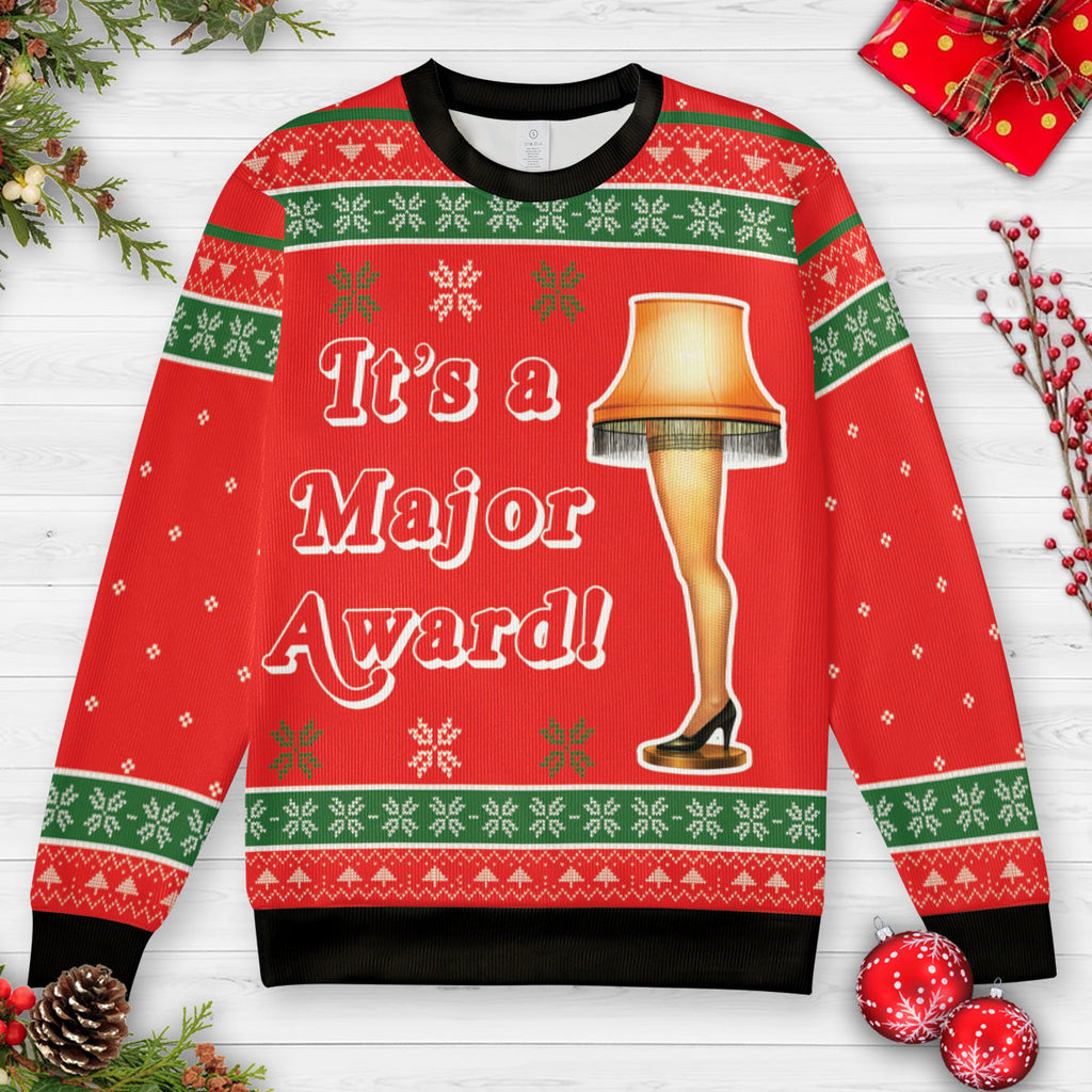 It's a Major Award! Ugly Christmas Sweatshirt