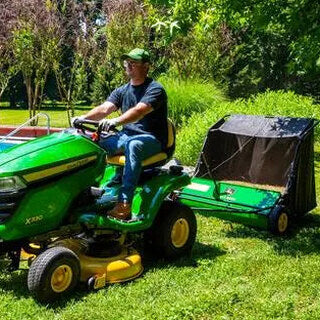 Agri-Fab Tow-Behind Lawn Sweeper 42-Inch 24-Cubic-Foot Capacity