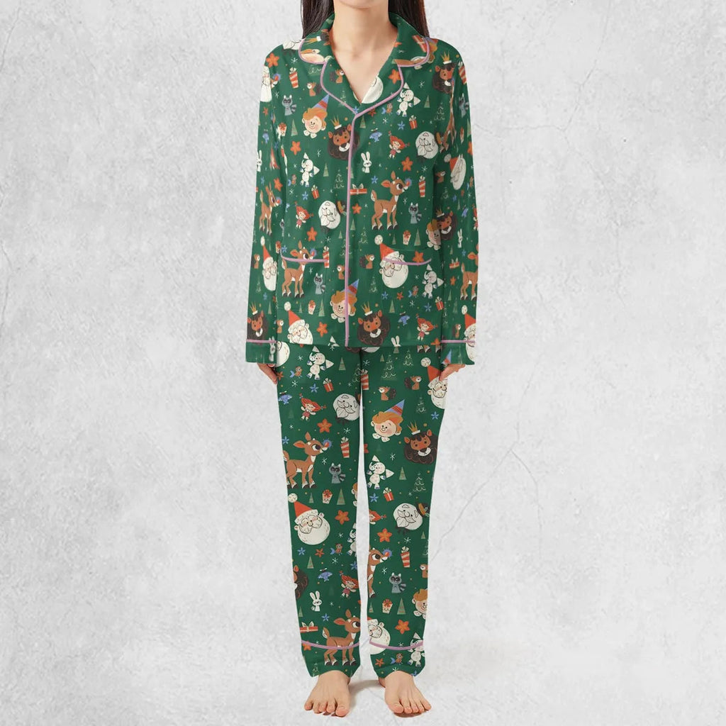 Rudolph The Red Nosed Reindeer Characters Pajamas Set