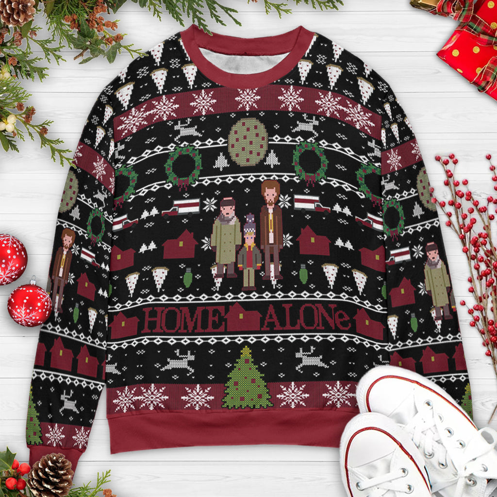 Holiday Mischief Home Alone Ugly Christmas Sweatshirt