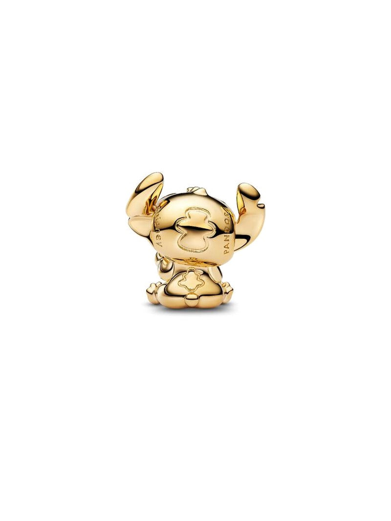 Gold-Plated Alien Character Heart Charm