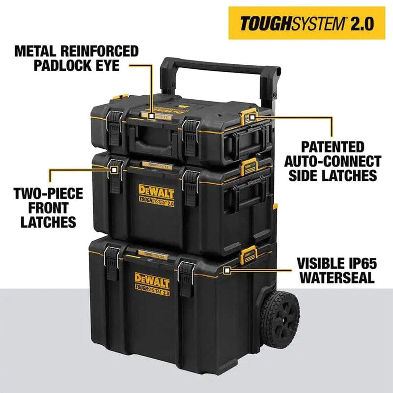 DEWALT ToughSystem 2.0 24-Inch Modular Tower Storage Kit, 3-Piece Set - DWST60437