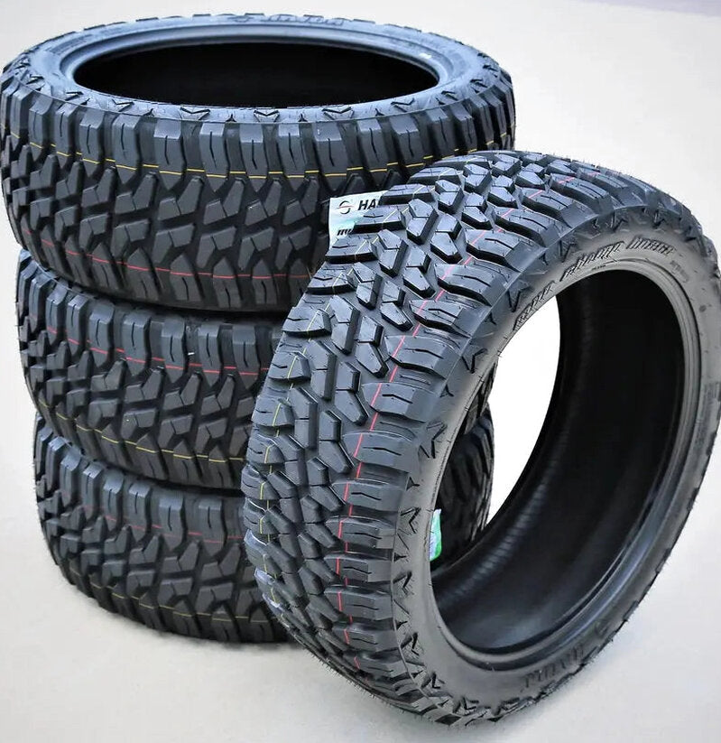 Set Of 4 LT275/65R20 126/123Q E-Rated Mud-Terrain Tires - 10-Ply Construction