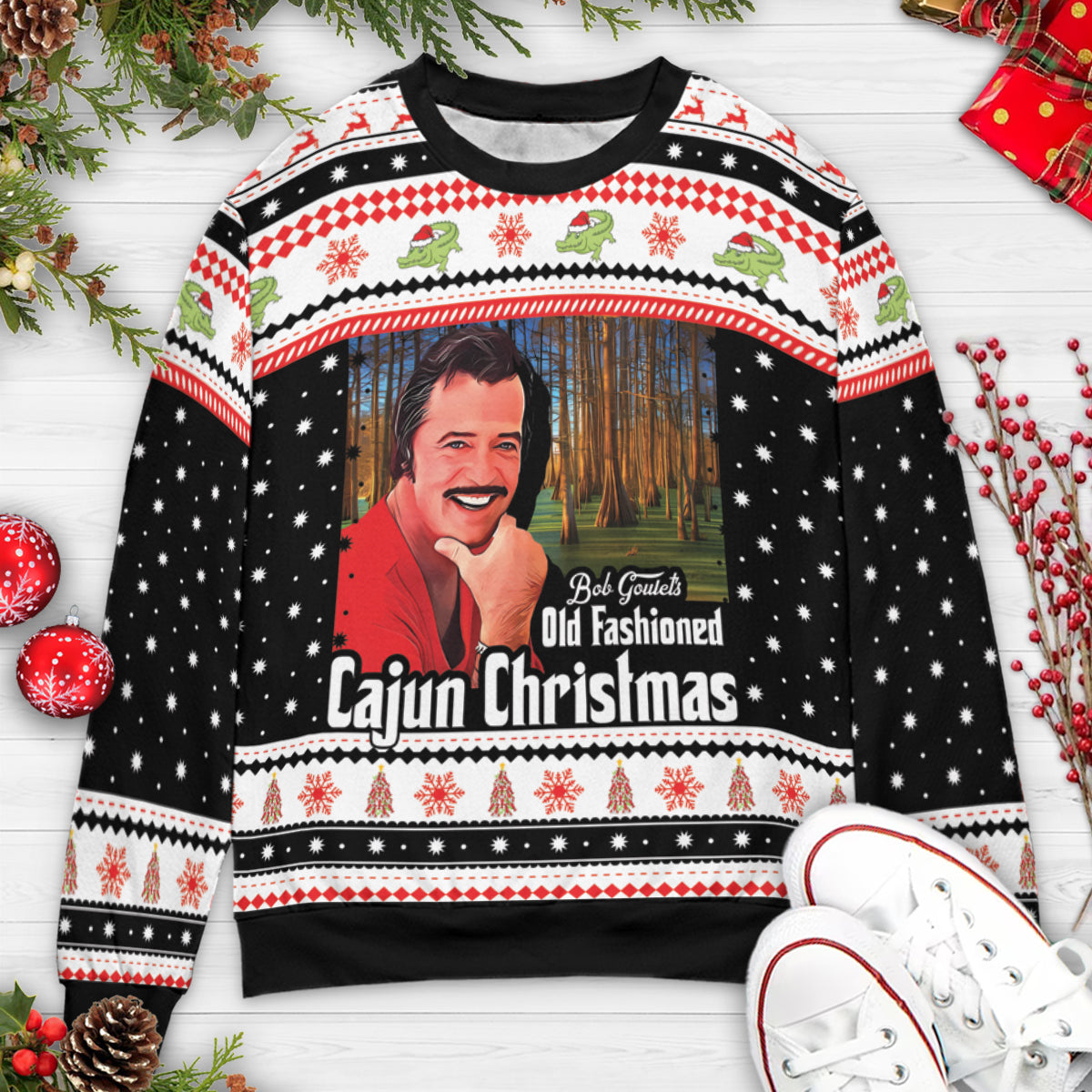 Cajun Christmas Ugly Christmas Sweatshirt