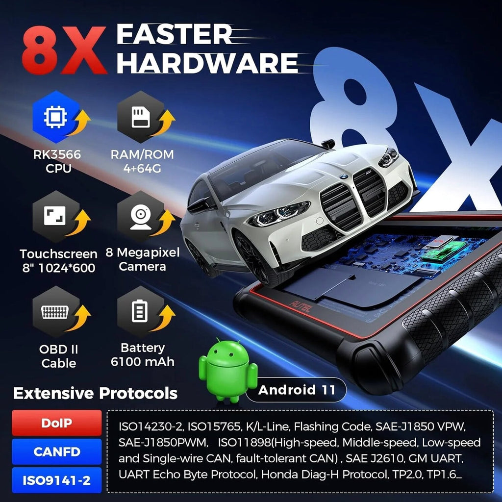 Autel MaxiCOM MK900 Automotive Diagnostic Scan Tool With 40+ Service Functions And Active Tests - MK900