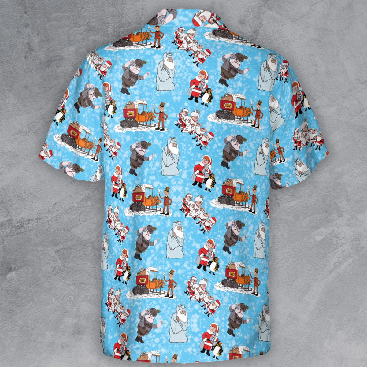 Christmas Characters Santa Claus Is Comin' to Town Button Down Shirt