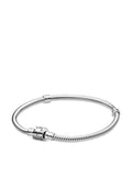 Sterling Silver Barrel Clasp Chain Bracelet