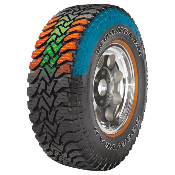 Goodyear Wrangler Authority A/T All-Season Tire 31X10.50R15LT 109Q