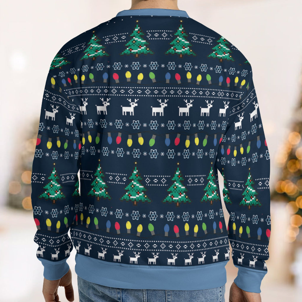 Careful Of The Icy Patch Ma Bear Ugly Christmas Sweatshirt