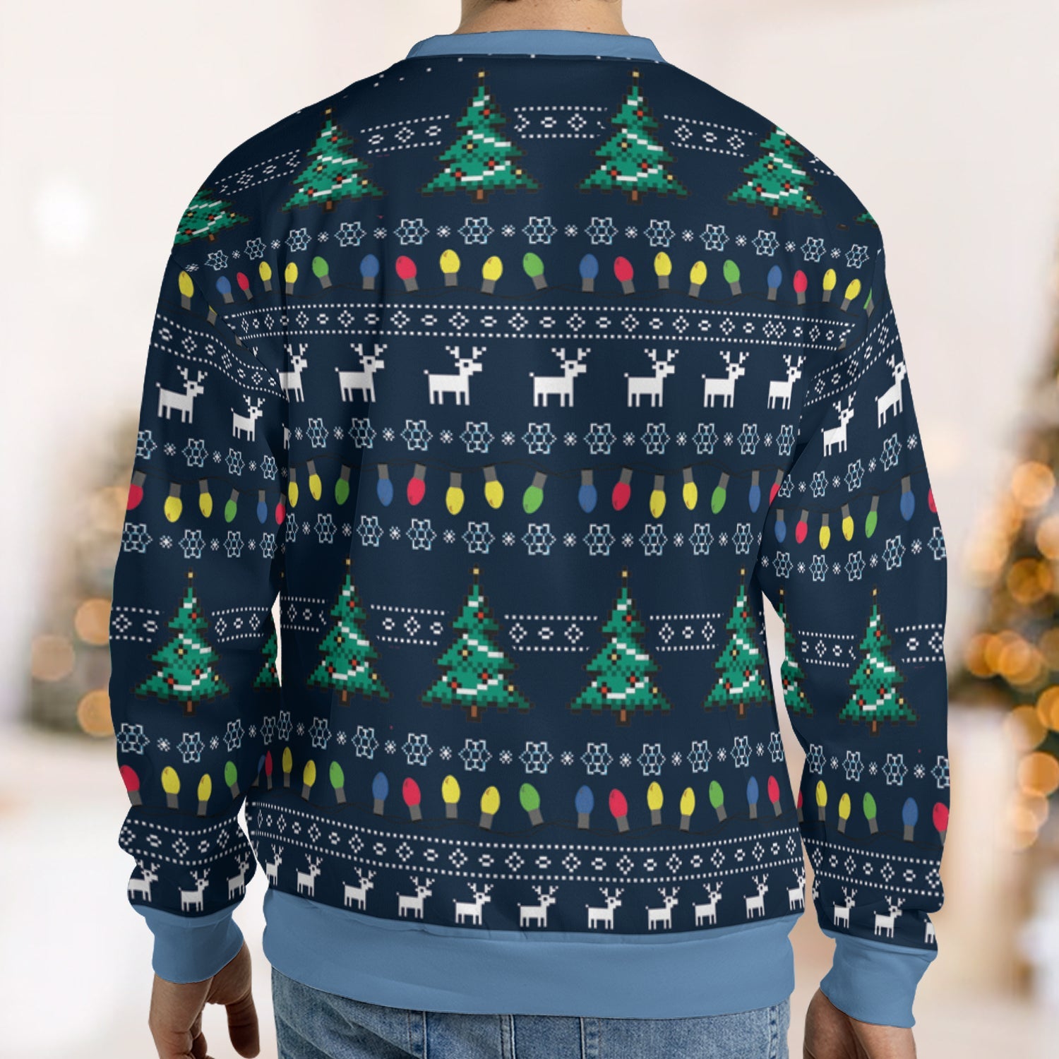Careful Of The Icy Patch Ma Bear Ugly Christmas Sweatshirt