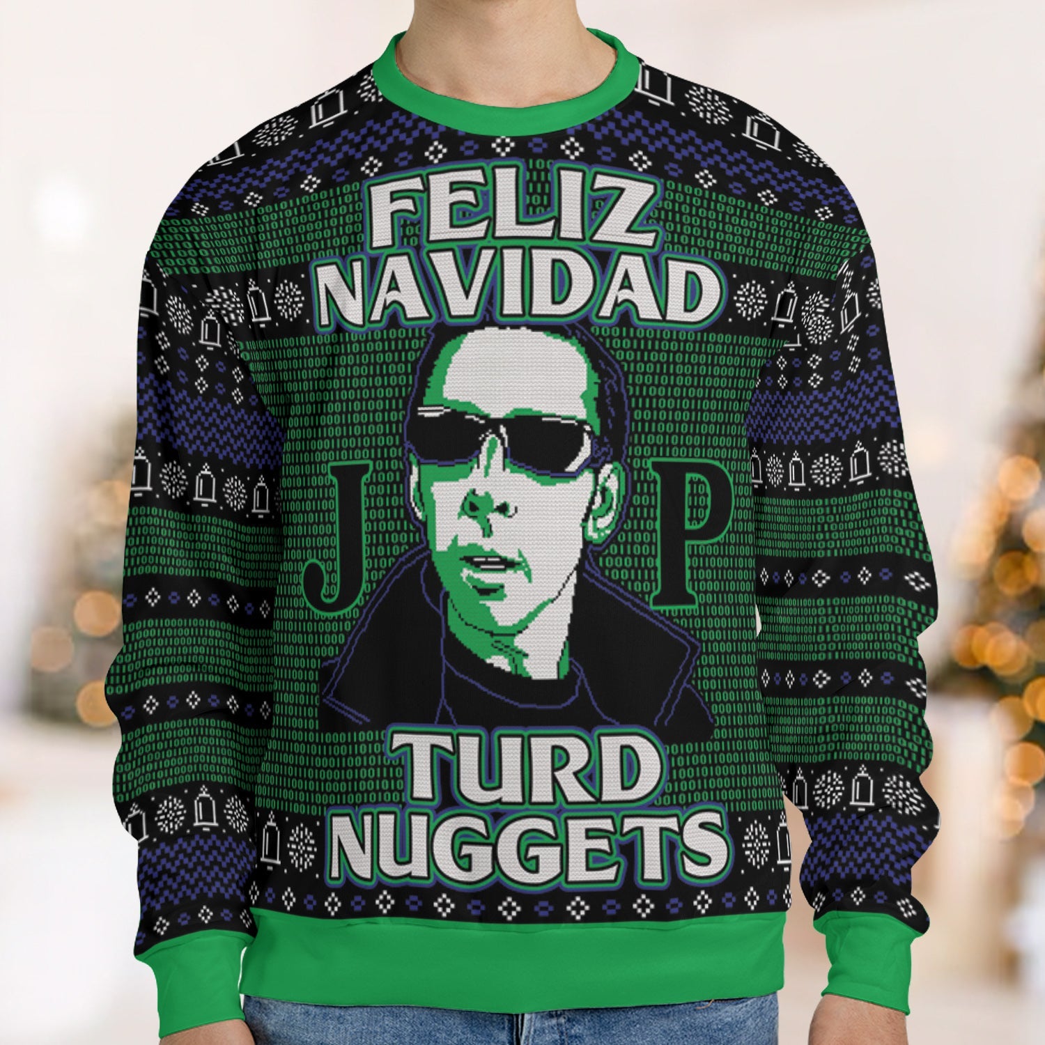 Feliz Navidad Turd Nuggets Ugly Christmas Sweatshirt