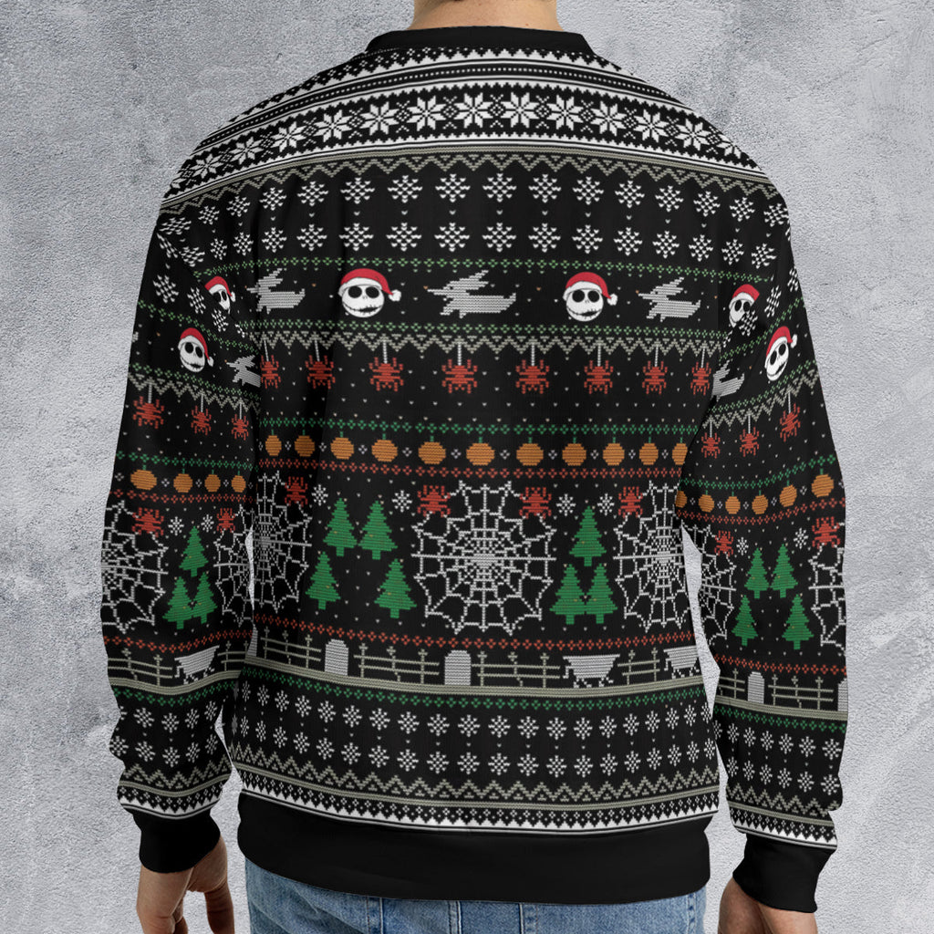 Sandy Claws The Nightmare Before Christmas Ugly Christmas Sweatshirt
