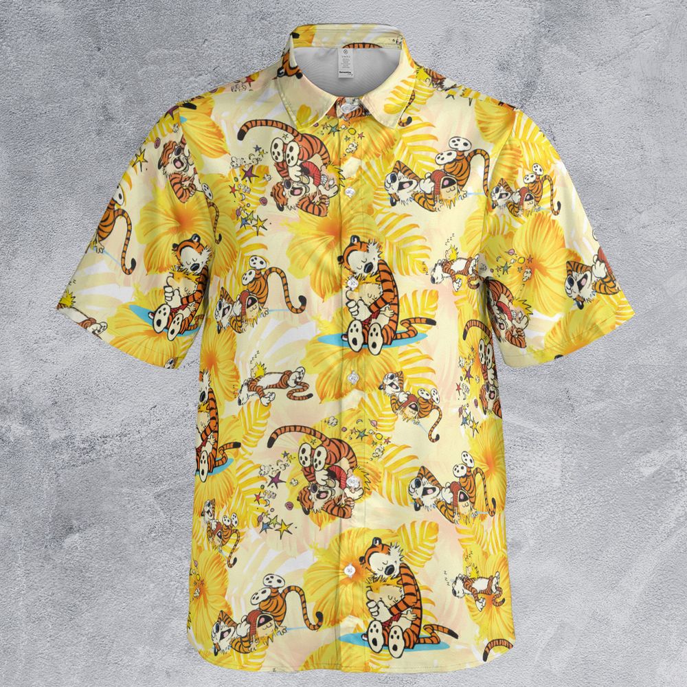 Calvin and Hobbes Button Down Shirt