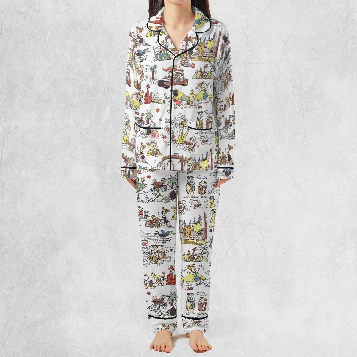 Stone Age Life The Flintstone Pajamas Set