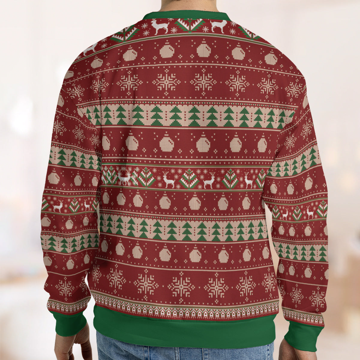 Walken In A Winter Wonderland Ugly Christmas Sweatshirt