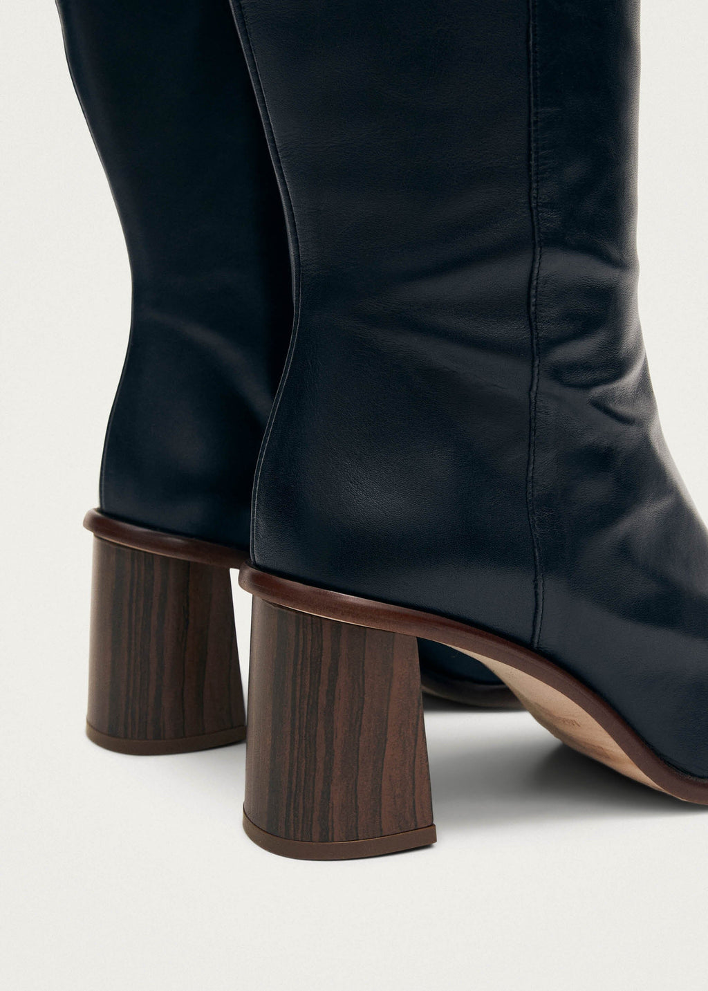 East Black Leather Boots – Chiro Moyo Women's Shoes