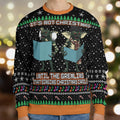 Gremlins Start Singing Christmas Carols Ugly Christmas Sweatshirt