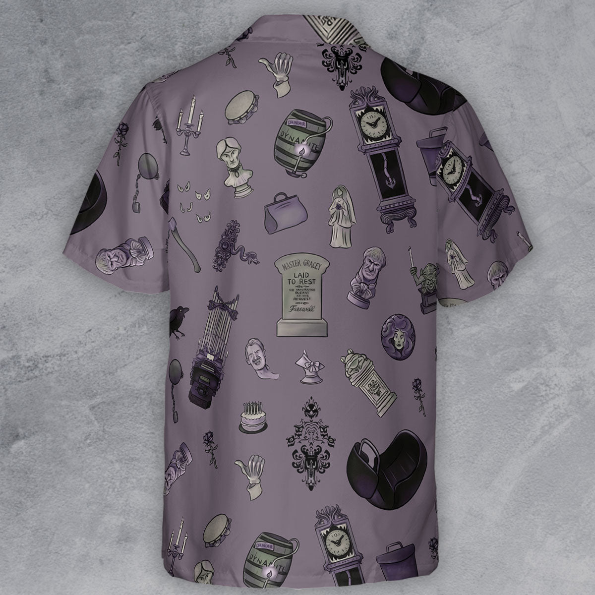 Welcome Foolish Mortals Haunted Mansion Button Down Shirt