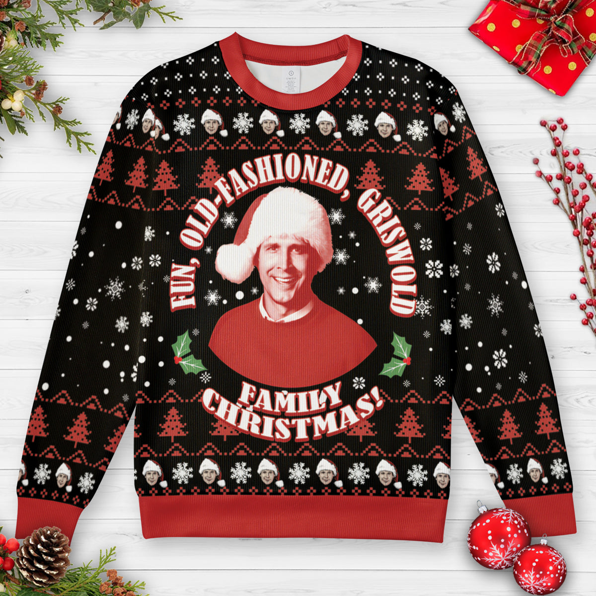 Old-Fashioned Griswold Ugly Christmas Sweatshirt