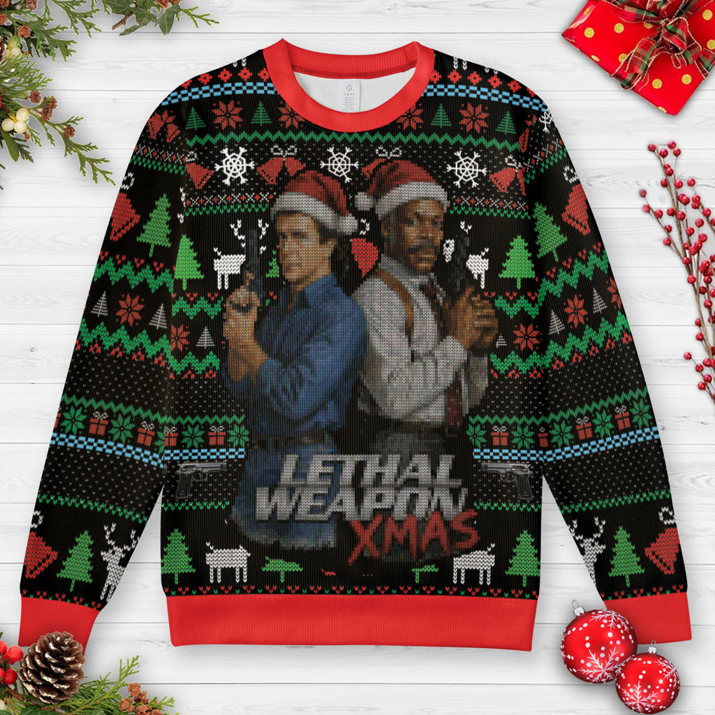 Lethal Weapon Ugly Christmas Sweatshirt