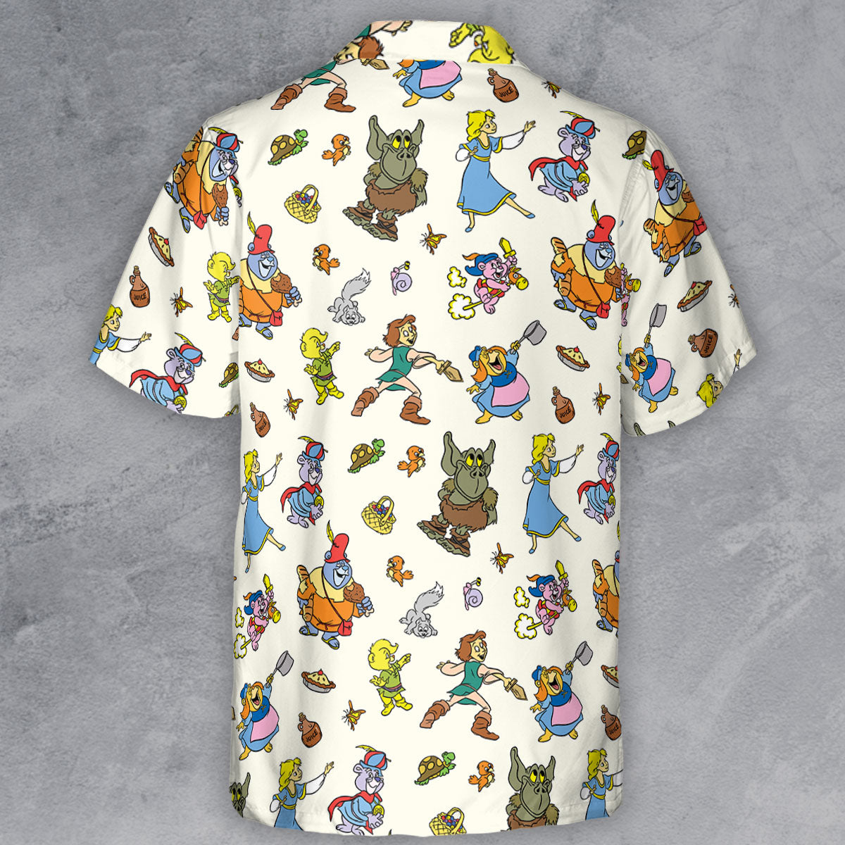 Gummi Bears Characters Button Down Shirt