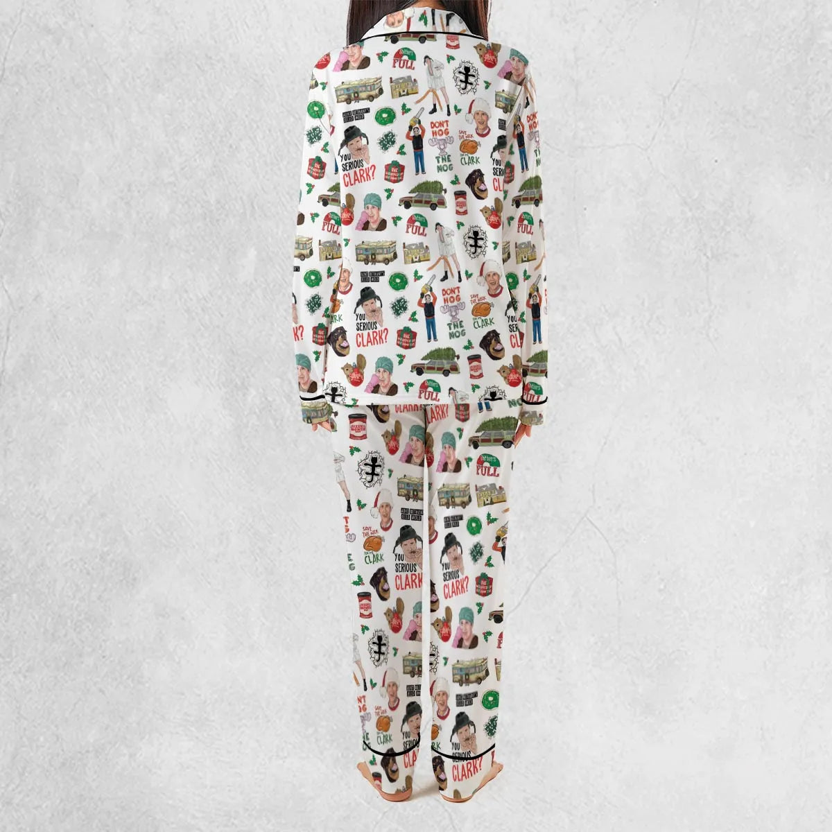 National Lampoon's Christmas Vacation Pattern Pajamas Set