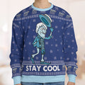 Stay Cool Snow Miser Ugly Christmas Sweatshirt