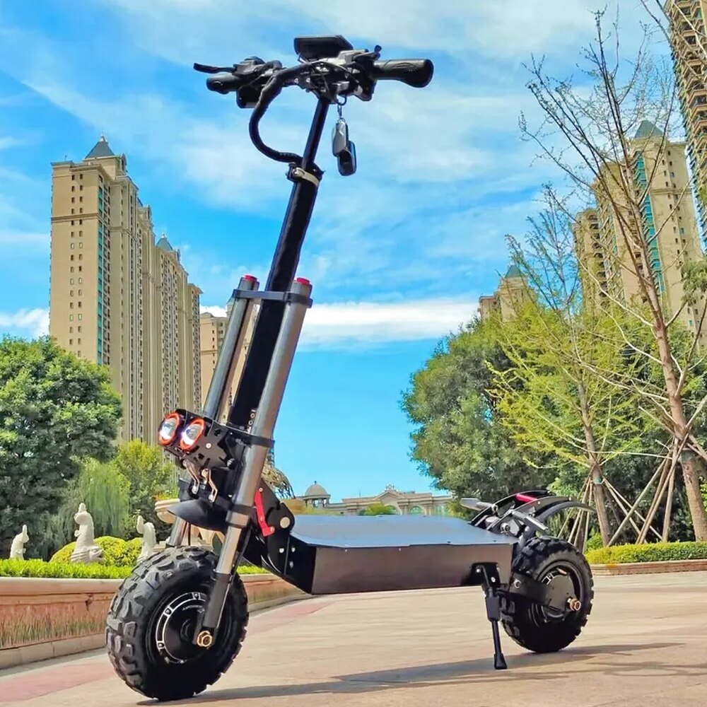 eHoodax Electric Scooter, 5600W Dual Motor, 60V40AH, 11-Inch Tires, Regular Version 20 Miles - HB07