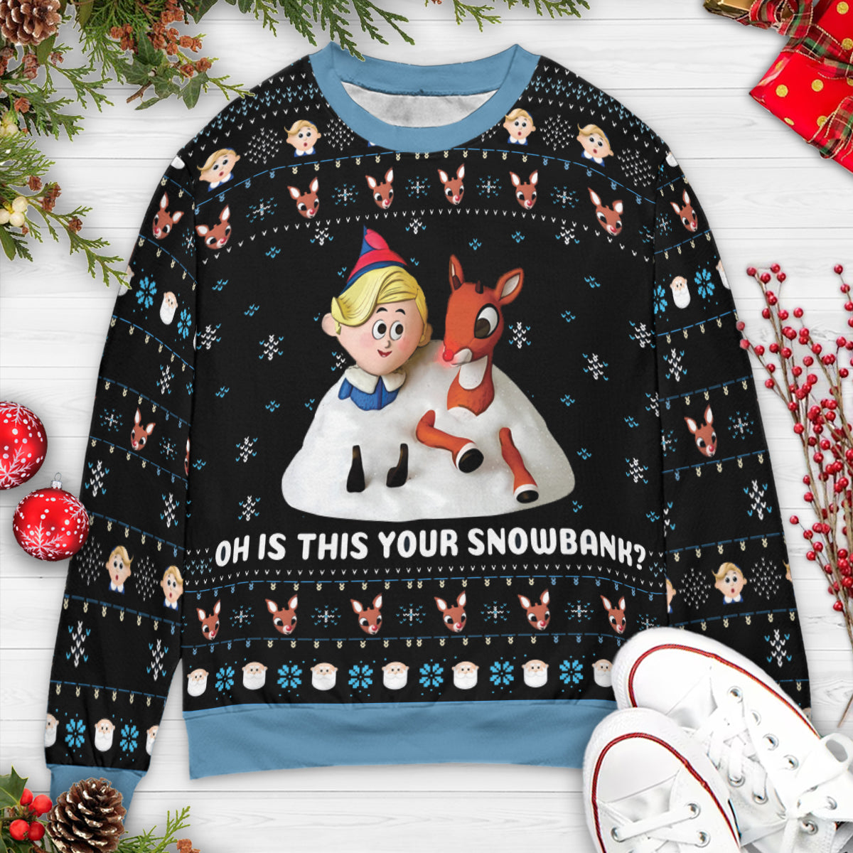 Oh Is This Your Snow Bank Ugly Christmas Sweatshirt